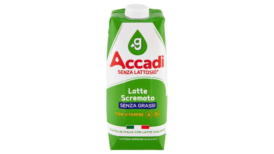 Accadì Latte Scremato Senza Grassi con Vitamine A D₃