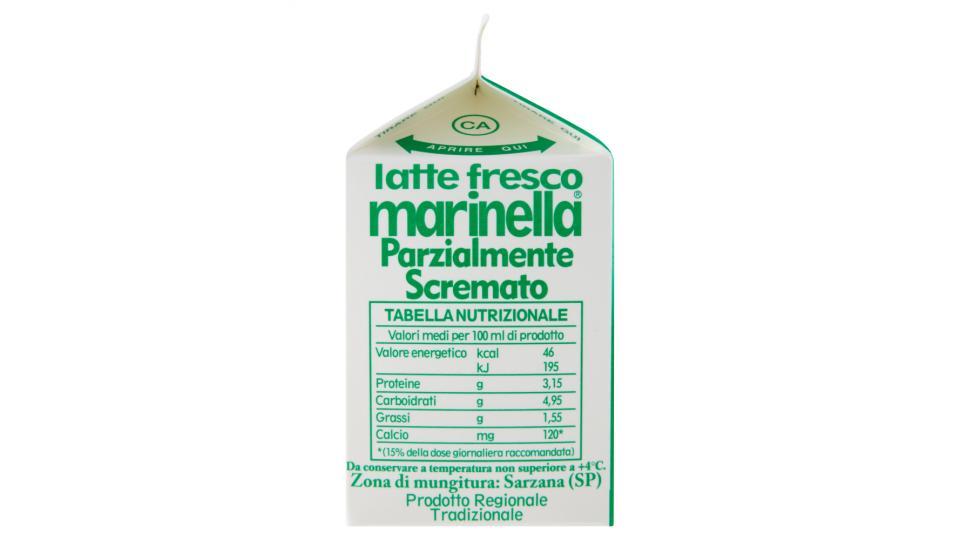 Marinella Latte fresco parzialmente scremato pastorizzato omogeneizzato