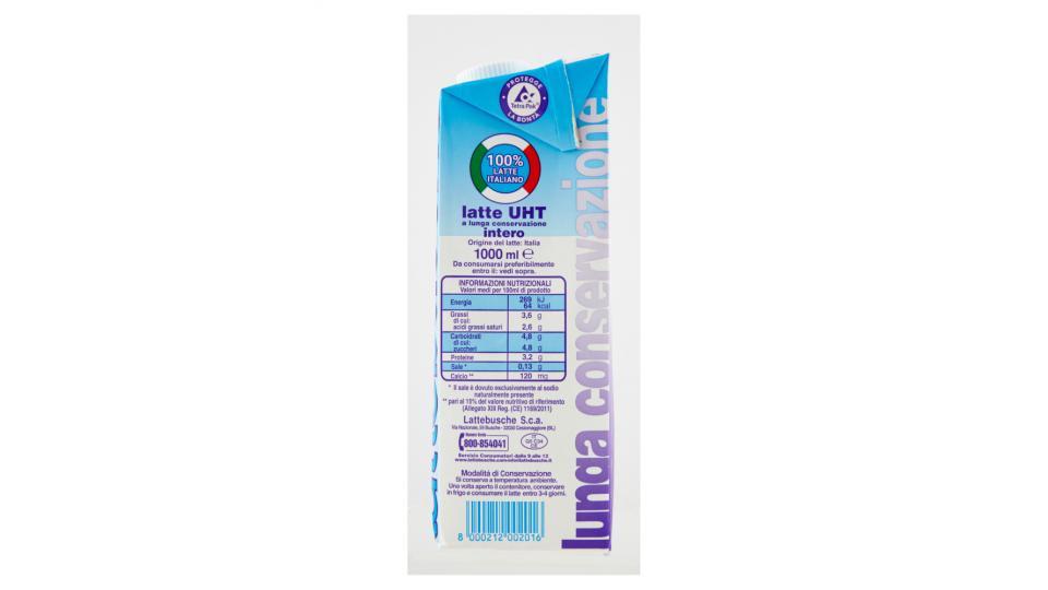 Lattebusche Latte UHT a lunga conservazione intero