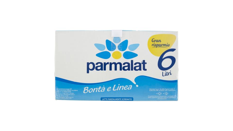 parmalat Bontà e Linea Latte Parzialmente Scremato