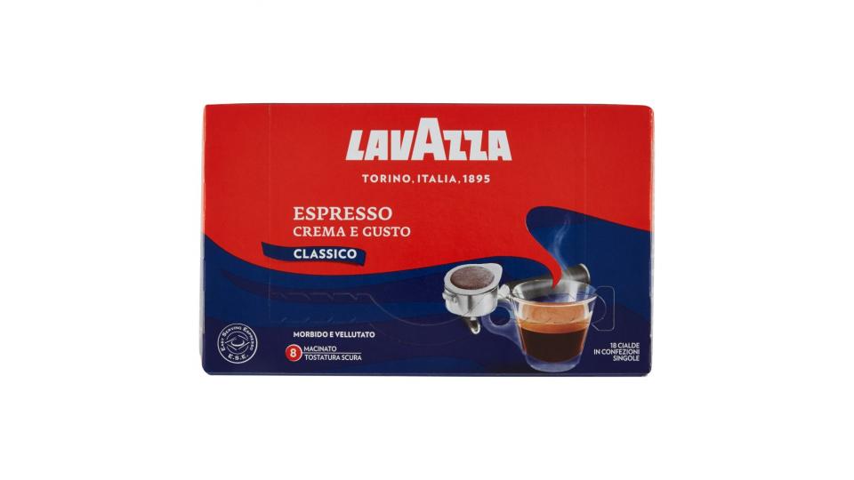 Lavazza Espresso Crema e Gusto Classico 18 Cialde