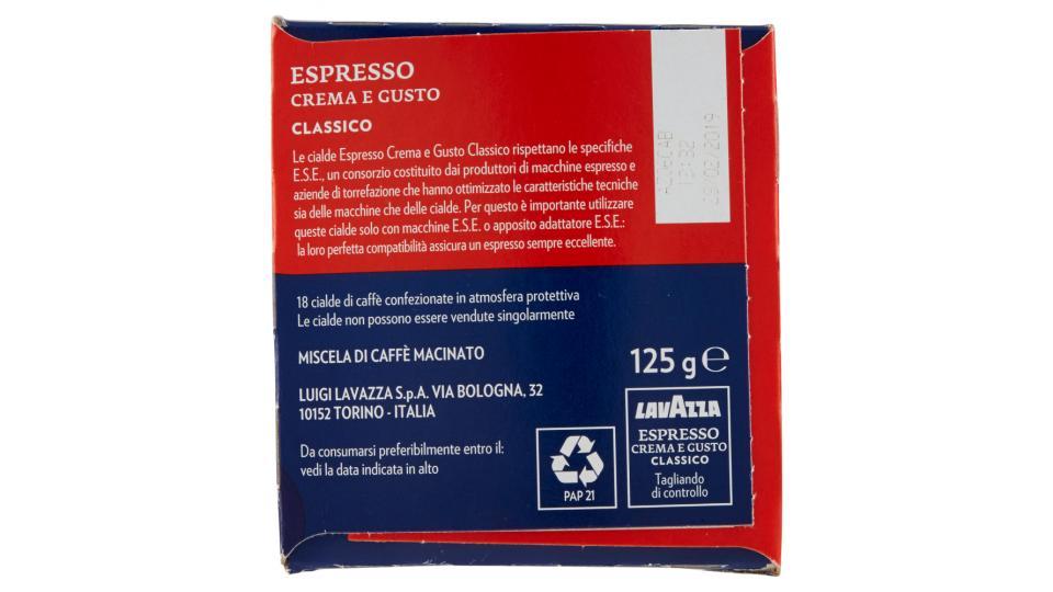 Lavazza Espresso Crema e Gusto Classico 18 Cialde