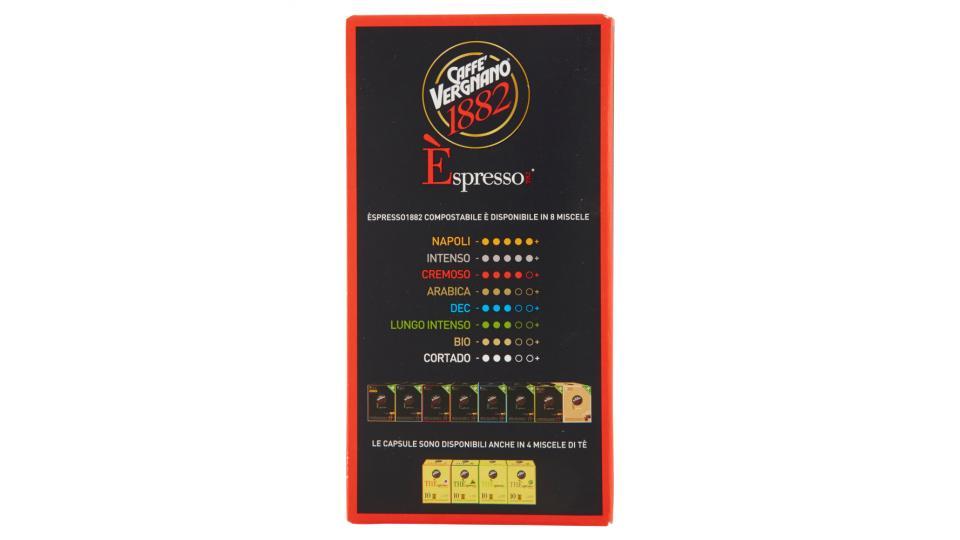 Caffè Vergnano 1882 Èspresso1882 Cremoso 10 Capsule Compatibili Nespresso