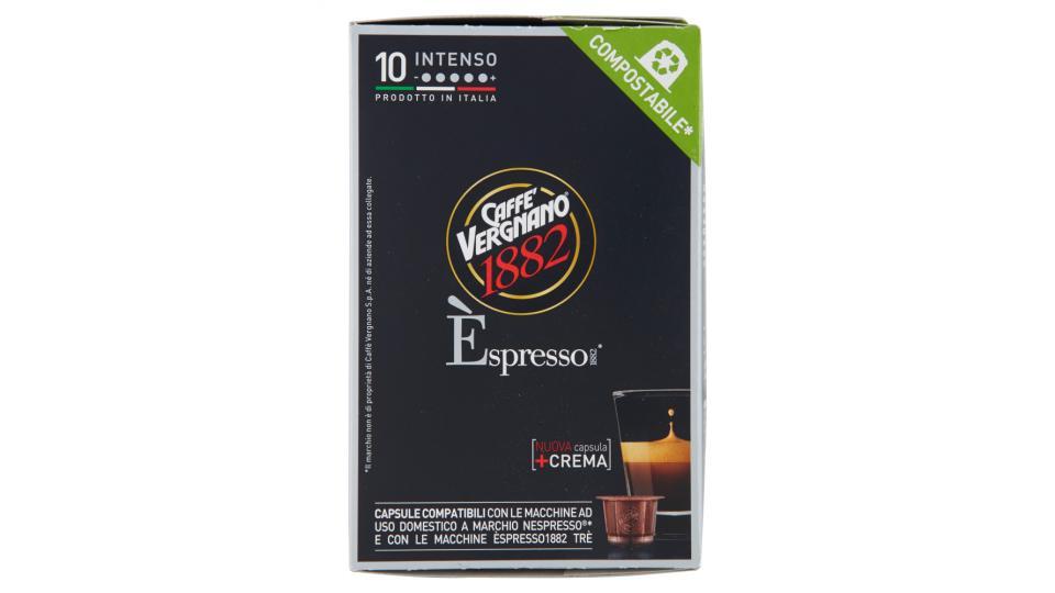 Caffè Vergnano 1882 Èspresso1882 Intenso 10 Capsule Compatibili Nespresso