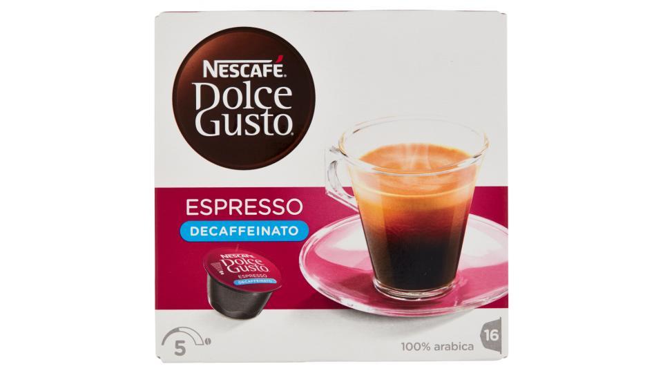 NESCAFÉ DOLCE GUSTO ESPRESSO DECAFFEINATO caffè espresso decaffeinato