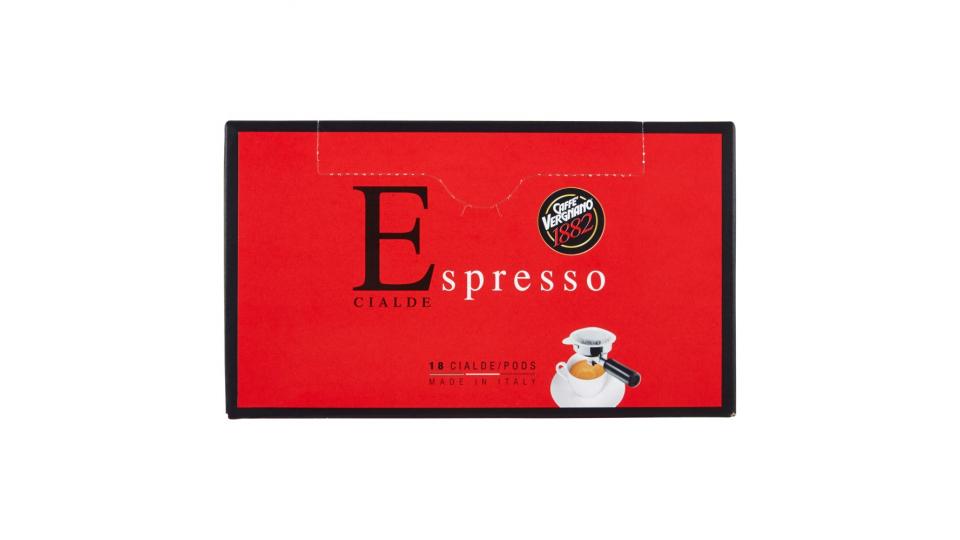 Caffè Vergnano 1882 Espresso Cialde 18 Cialde