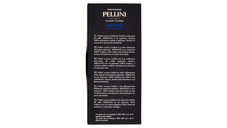 Pellini Espresso Luxury Coffee Absolute 10 Capsule