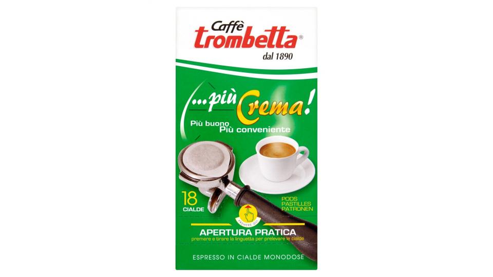 Caffè Trombetta Più Crema in Cialde 18 pz.
