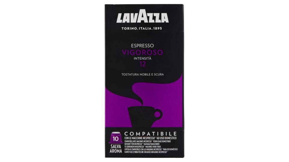 Lavazza Espresso Vigoroso 10 Capsule Salva Aroma