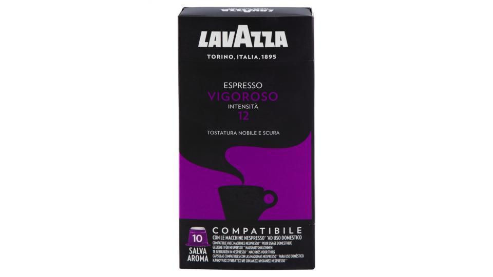 Lavazza Espresso Vigoroso 10 Capsule Salva Aroma