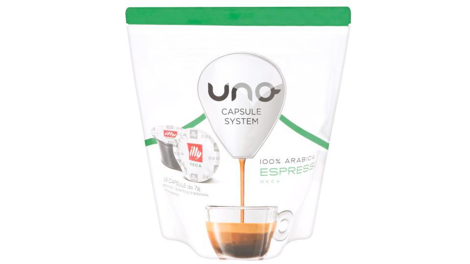 illy Uno capsule system Espresso deca