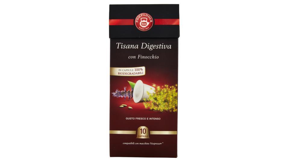 Pompadour Tisana digestiva con finocchio 10 capsule