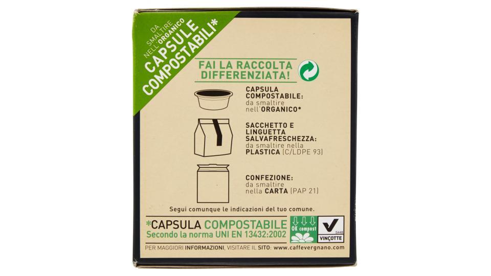 Caffè Vergnano 1882 Espresso Macchiato Capsule Compatibili Lavazza a Modo Mio