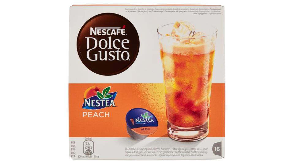 NESCAFÉ DOLCE GUSTO NESTEA ALLA PESCA tè aromatizzato alla pesca