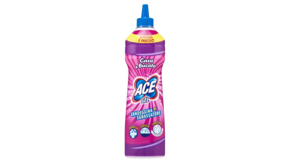 Ace Casa e Bucato Gel Candeggina + Sgrassatore