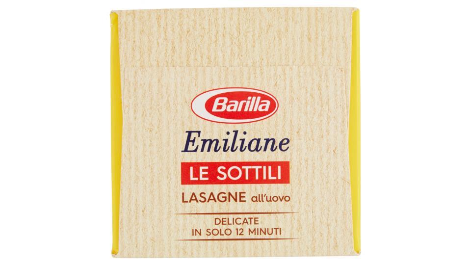 Barilla Emiliane Lasagne Sottili
