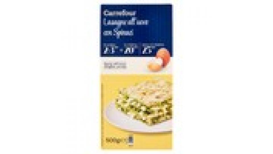 Carrefour Lasagne all'uovo con Spinaci