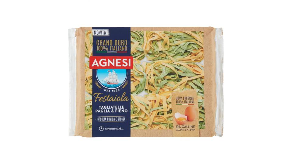 Agnesi Festaiola le tagliatelle paglia & fieno