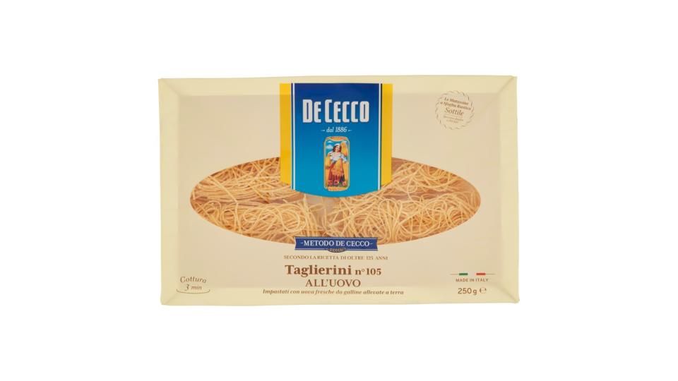 De Cecco Taglierini all'uovo n° 105