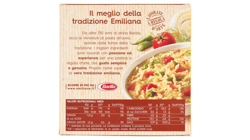 Barilla Emiliane Treccine all'uovo n.118