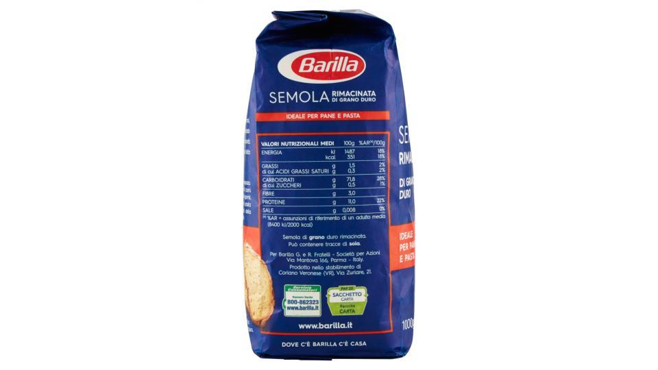 Barilla Semola Rimacinata di Grano Duro