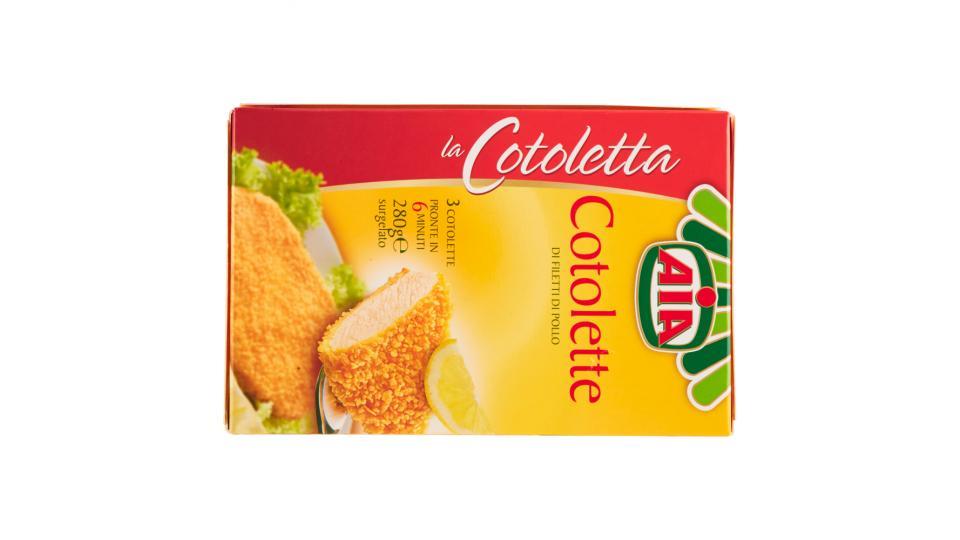 Aia la Cotoletta Cotolette di Filetti di Pollo 3 Cotolette