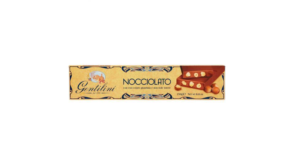 Gentilini Nocciolato con cioccolato gianduia e nocciole intere