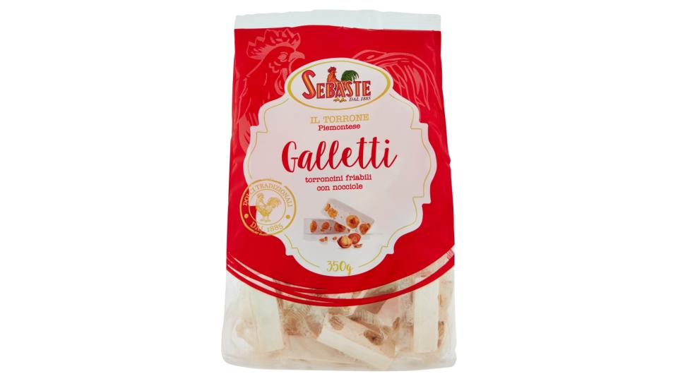 Sebaste Galletti torroncini friabili con nocciole