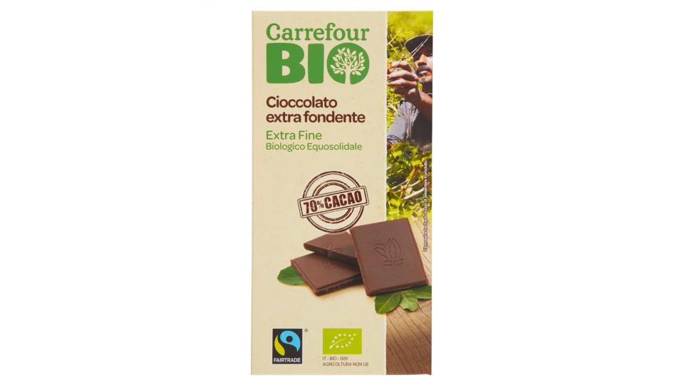 Carrefour Bio Cioccolato extra fondente