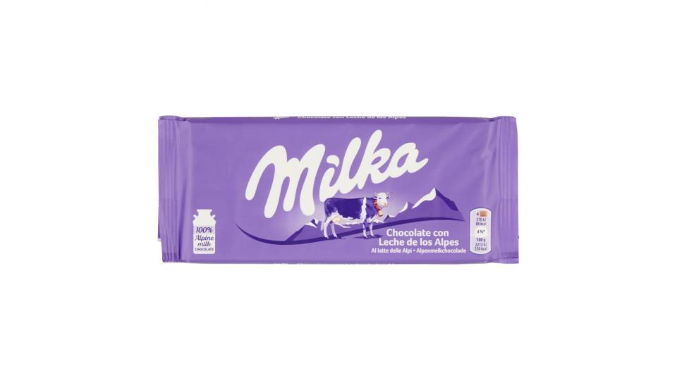 Milka Cioccolato al latte delle Alpi