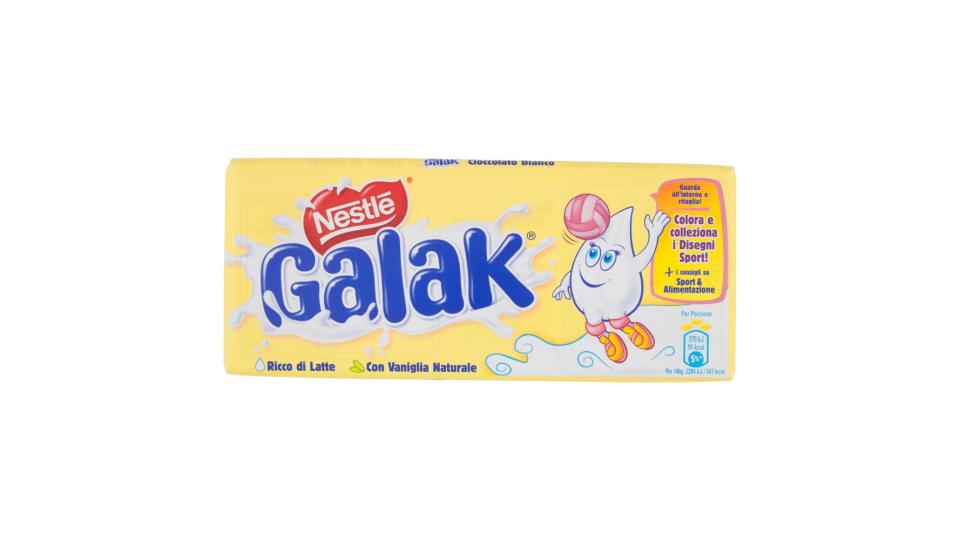 NESTLÉ GALAK tavoletta di cioccolato bianco