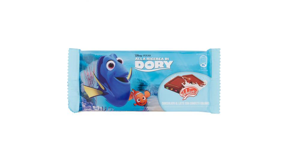 Walcor Cioccolato al Latte con Confetti Colorati alla Ricerca di Dory