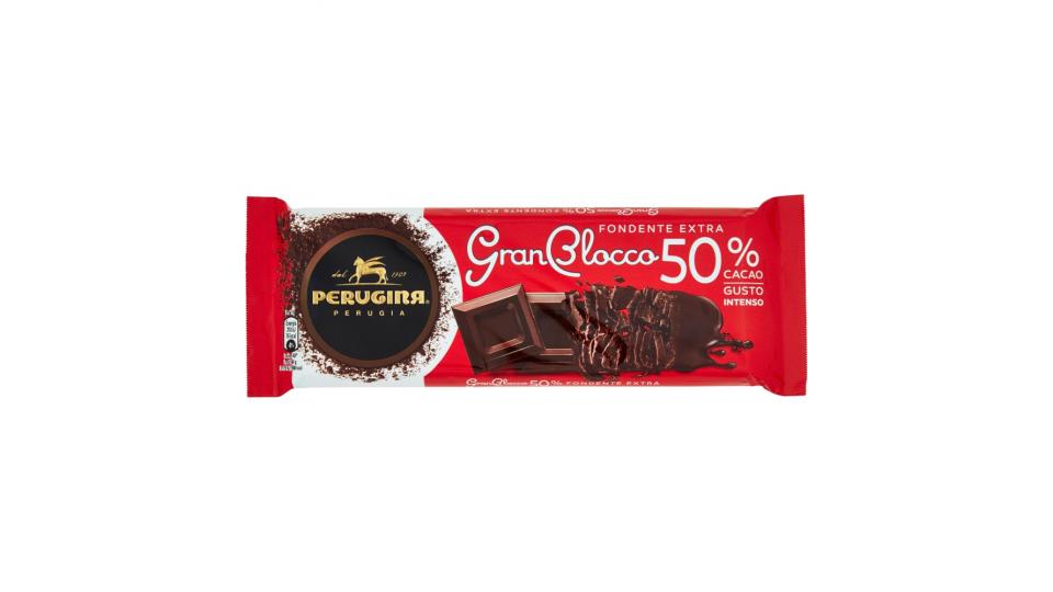 PERUGINA GranBlocco Cioccolato Fondente Extra 50%