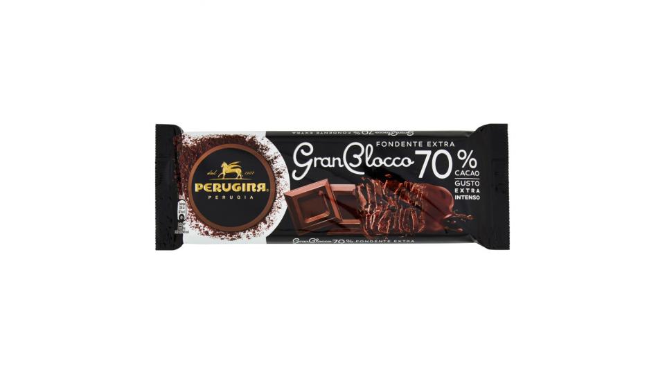 PERUGINA GranBlocco Cioccolato Fondente Extra 70%