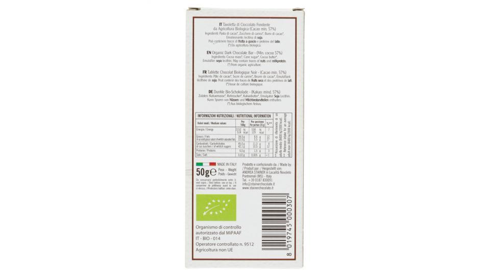 Stainer Bio Cioccolato Fondente