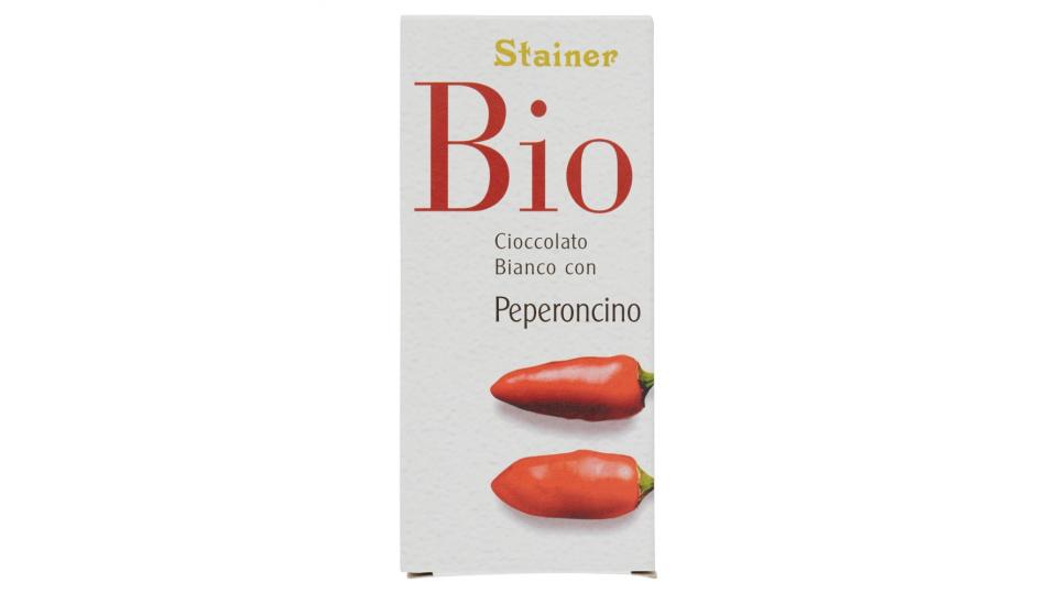 Stainer Bio Cioccolato Bianco con Peperoncino