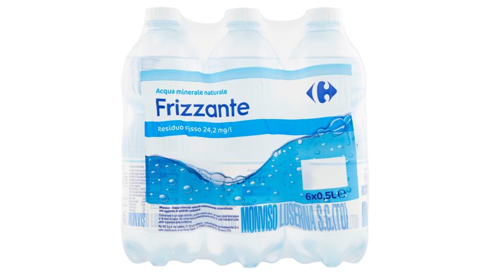 Carrefour Acqua minerale naturale Monviso Frizzante Luserna S.G.