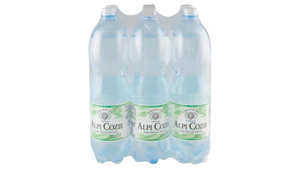 Alpi Cozie Acqua Minerale Naturale Frizzante Sorgente Oro