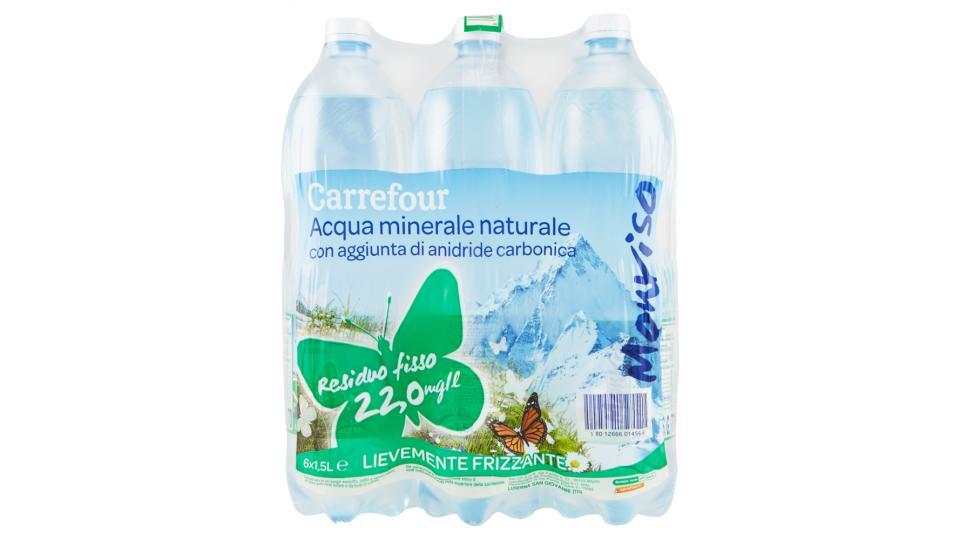 Carrefour Acqua minerale naturale Monviso Lievemente Frizzante Luserna S.G.