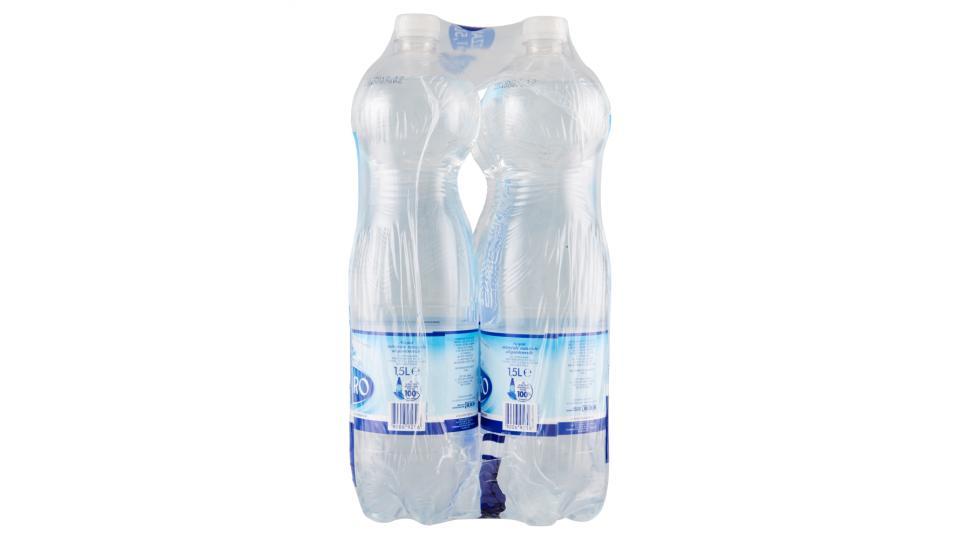 RECOARO, Acqua Minerale Frizzante, Bottiglia Grande 1,5L x