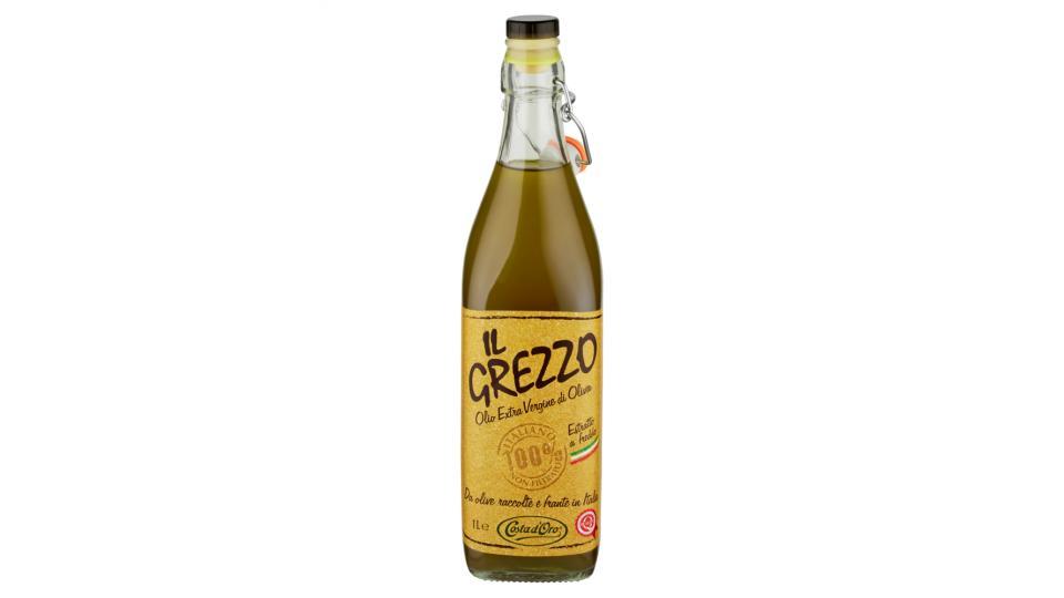 Costa d'Oro il Grezzo Olio Extra Vergine di Oliva 100% Italiano Non Filtrato