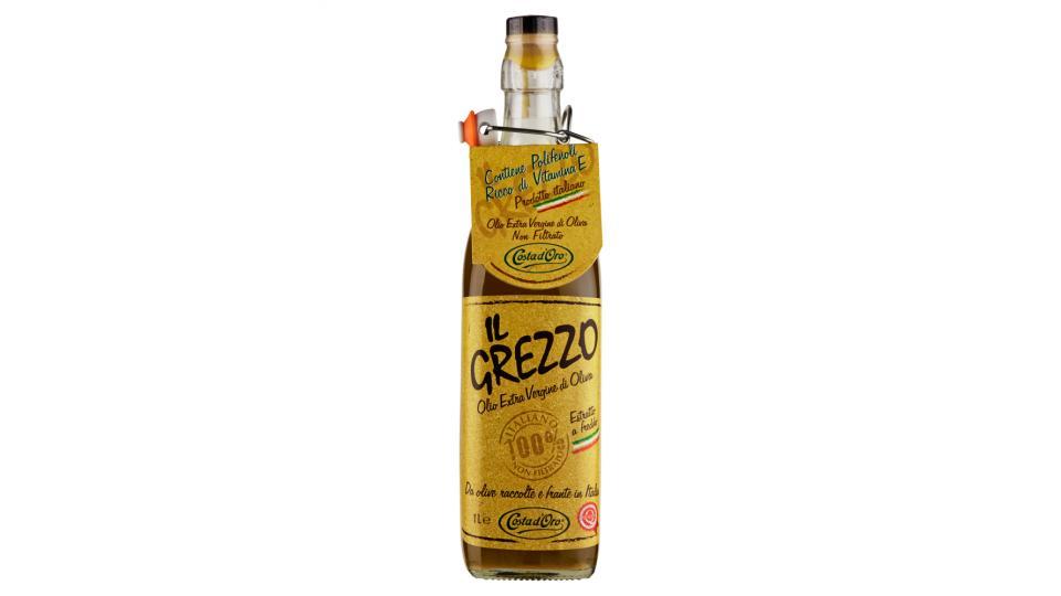 Costa d'Oro il Grezzo Olio Extra Vergine di Oliva 100% Italiano Non Filtrato