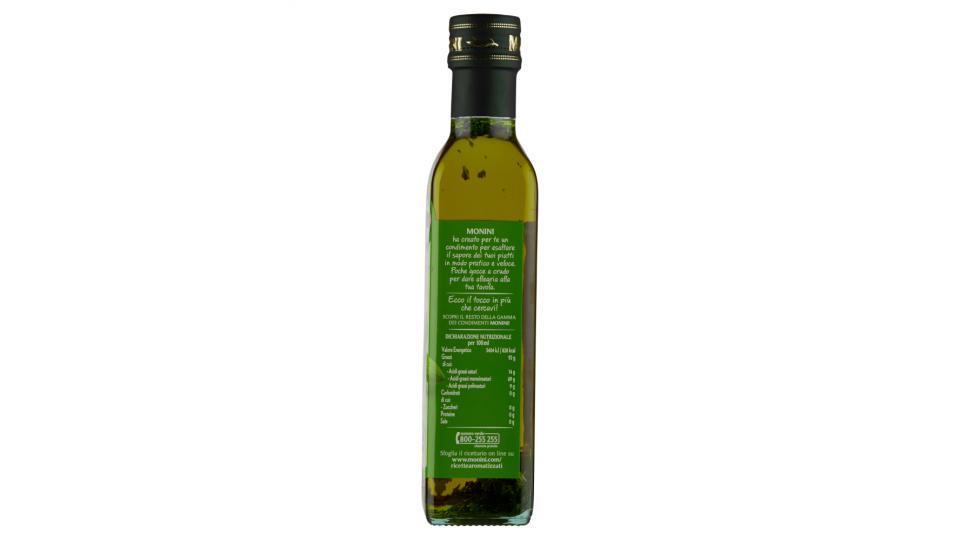 Monini Condimento a Base di Olio Extra Vergine di Oliva Aromatizzato Basilico