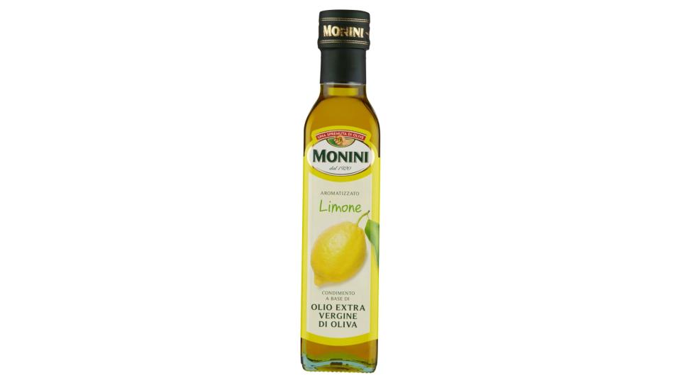 Monini Condimento a Base di Olio Extra Vergine di Oliva Aromatizzato Limone