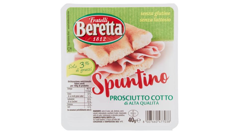 Fratelli Beretta Zero24 Spuntino Prosciutto Cotto Alta Qualità