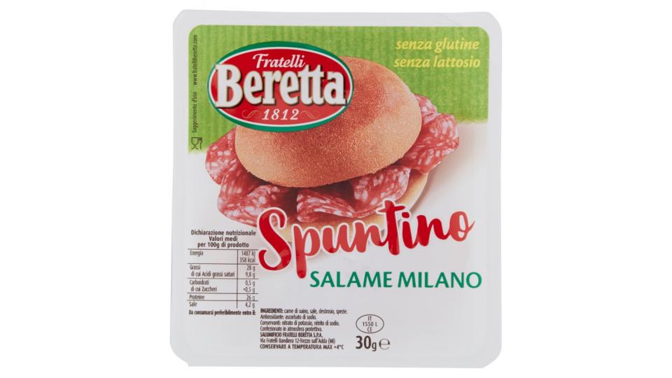 Fratelli Beretta Zero24 Spuntino Salame Milano