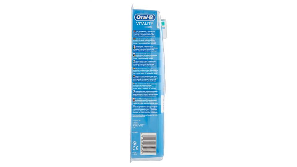 Oral-B Power Spazzolino Elettrico Vitality White & Clean