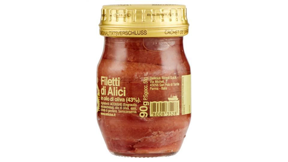 Delicius Filetti di Alici in olio di oliva (43%)