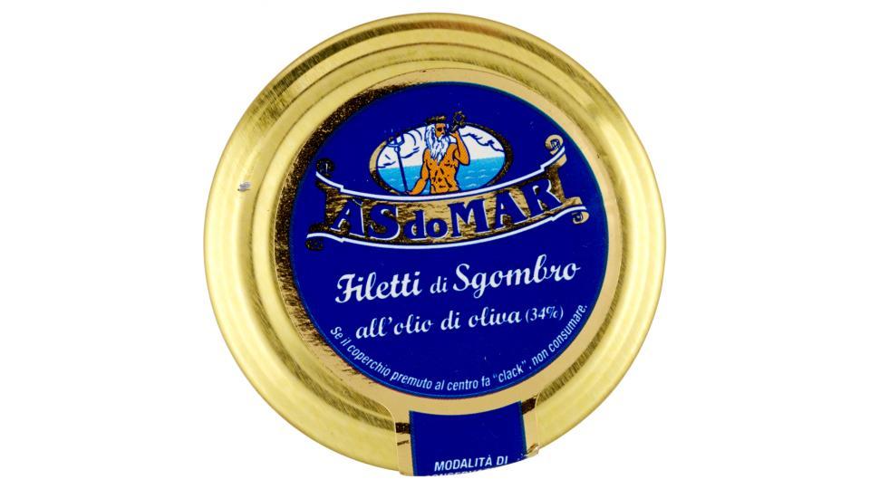 Asdomar Filetti di Sgombro all'olio di oliva (34%)