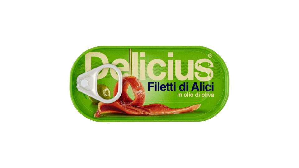 Delicius filetti di alici olio oliva